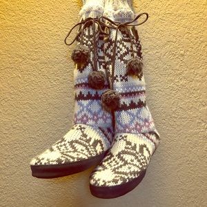 Muk Luks slipper socks.  BUNDLE 3 TO SAVE 30%!!